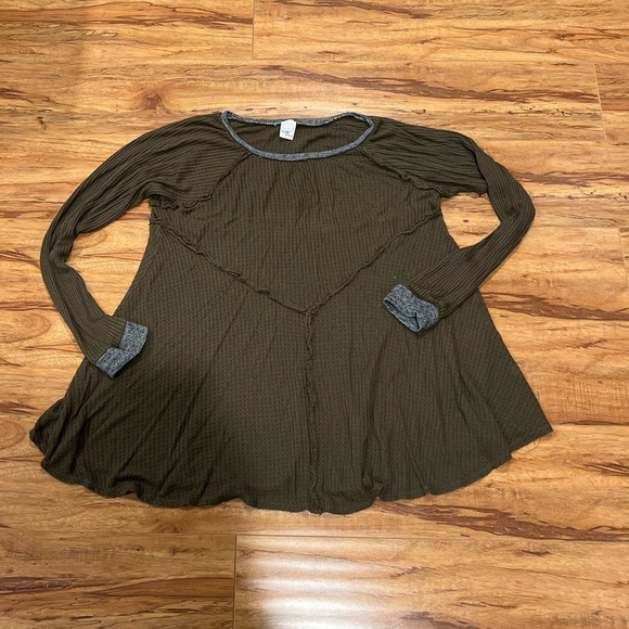Long sleeve, Slowey waffle tunic - Picture 2 of 6